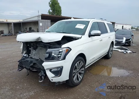 2021 Ford Expedition Platinum Max из США, поврежденный, VIN 1FMJK1MT6MEA79719